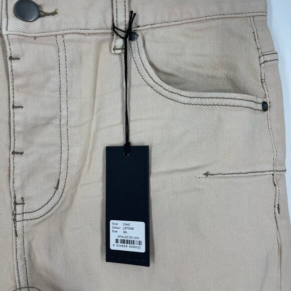 Man X One Teaspoon 34 Long Mr Blues Denim Jeans NWT L'Stone - Picture 5 of 6